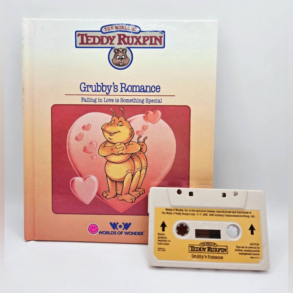 "Grubby's Romance" Teddy Ruxpin Tape & Book TESTED‎ AND WORKS